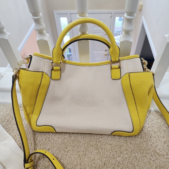 Tory Burch The Frances Canvas Satchel - Picture 4 of 13